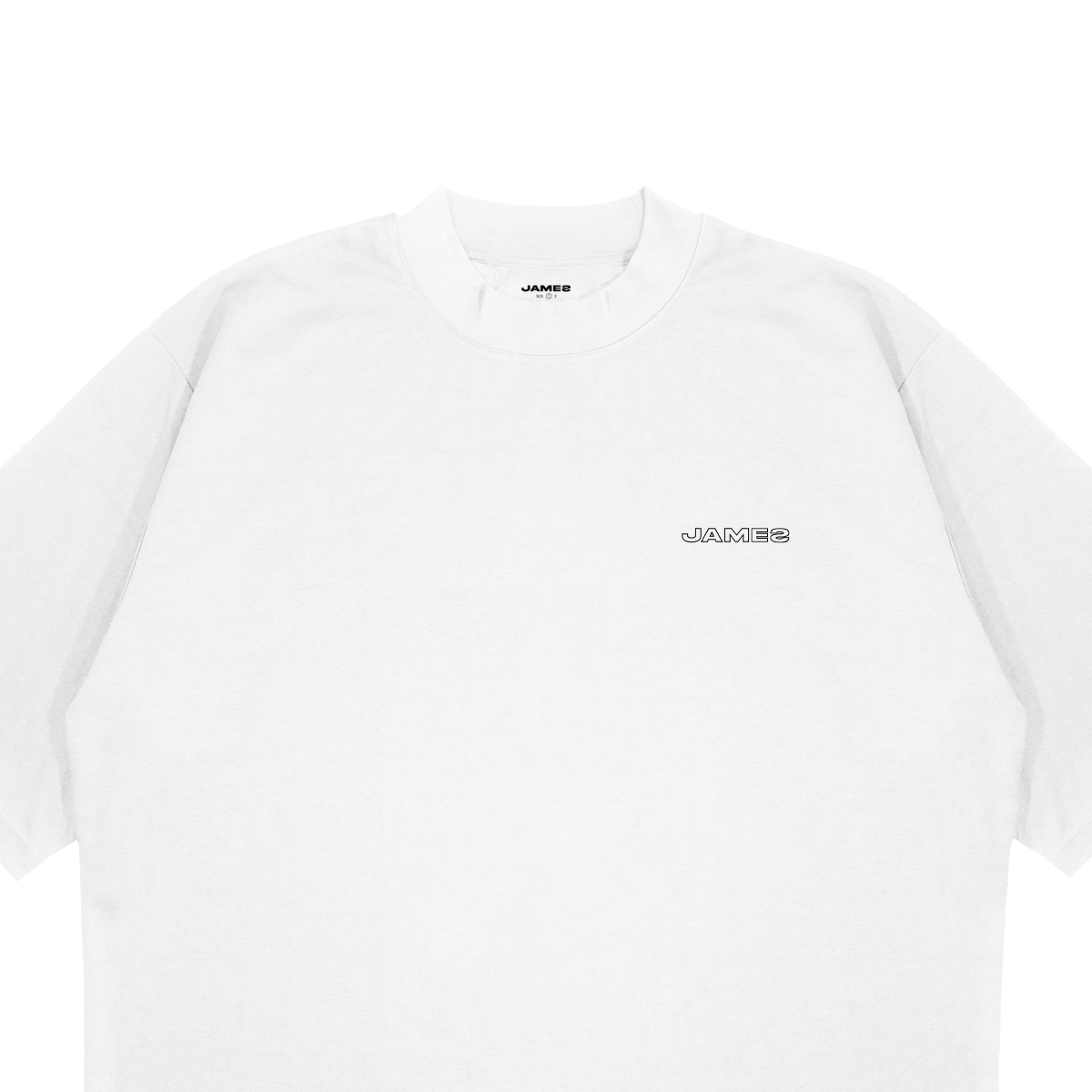 JAMES POCKET MONOCHROME LOGO - WHITE
